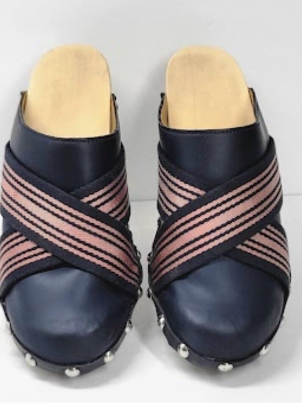 HUNTER Webbing Crisscross
Wood Sole Leather Clogs Sz 7 outdoor waterproof chunky